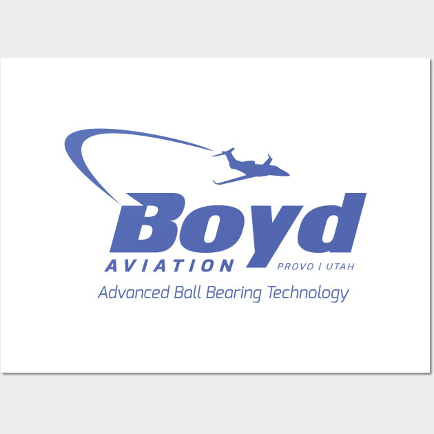 Boyd Aviation Wall Art by MindsparkCreative